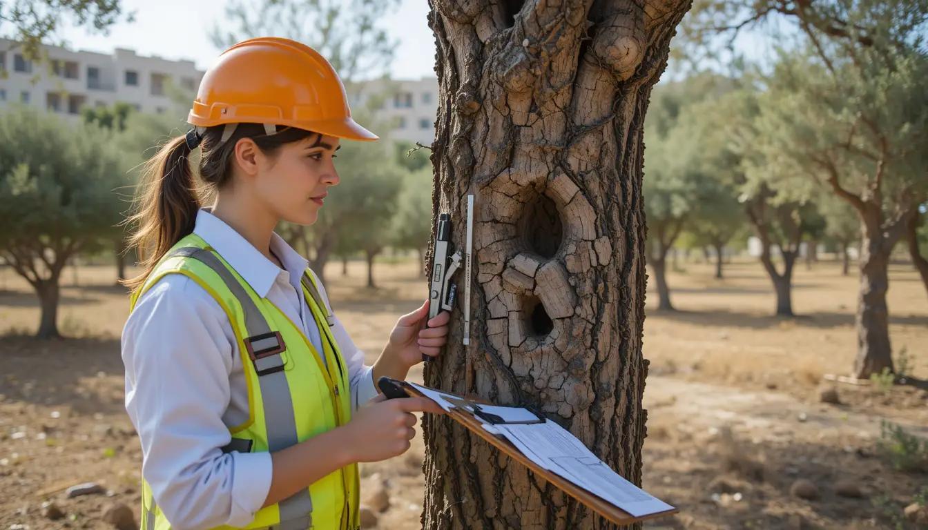 מה כולל סקר עצים מקצועי תהליך ותוצרים מפורטים