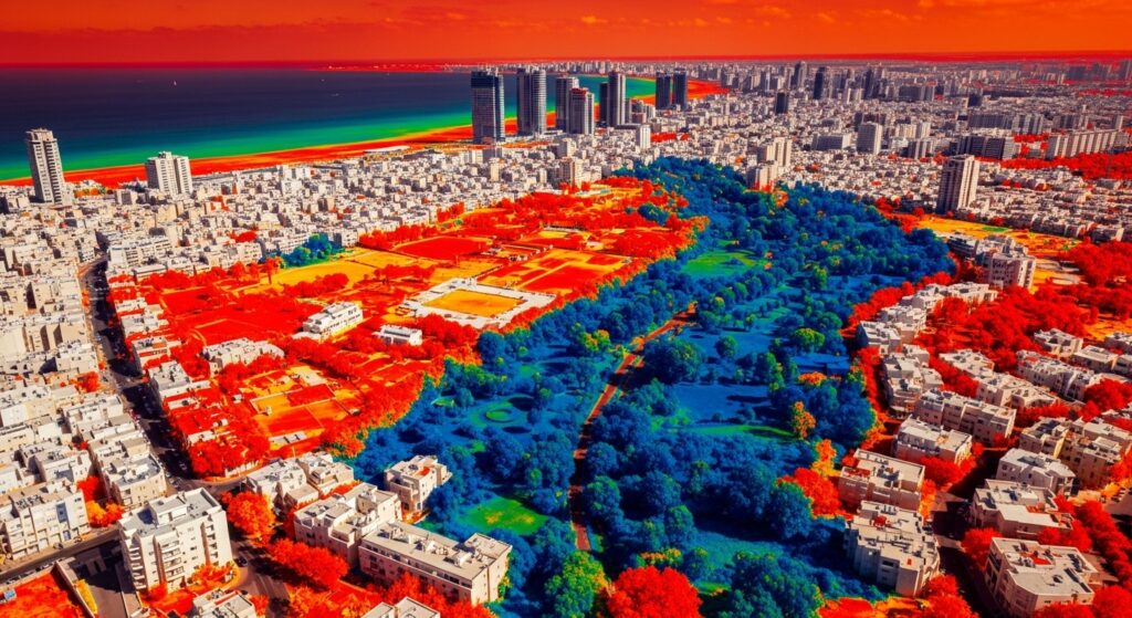 איי חום עירוניים כך העצים הופכים את תל אביב לקרירה יותר