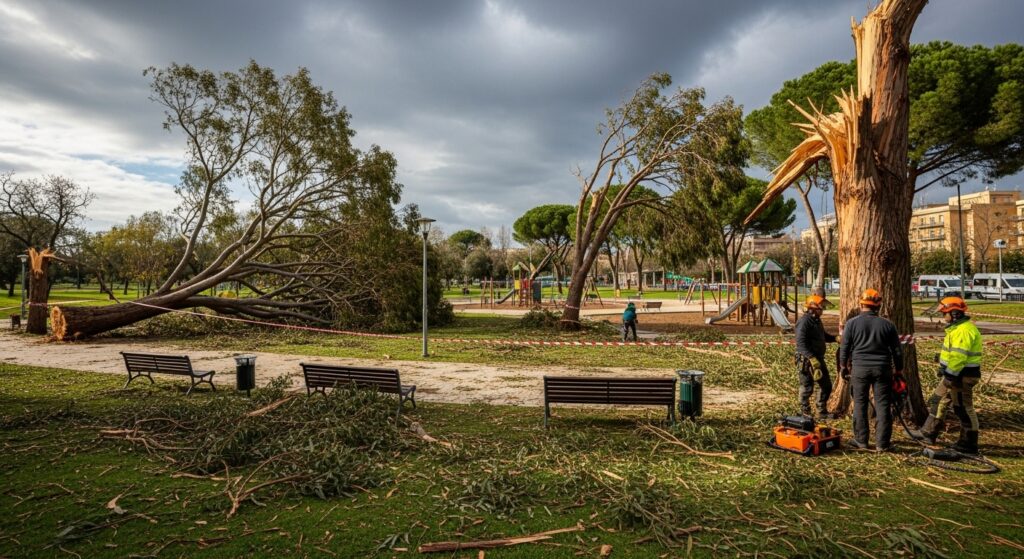 הכנת פארקים ציבוריים לרוחות עזות וסופות מדיקיין (הוריקן ים-תיכוני)