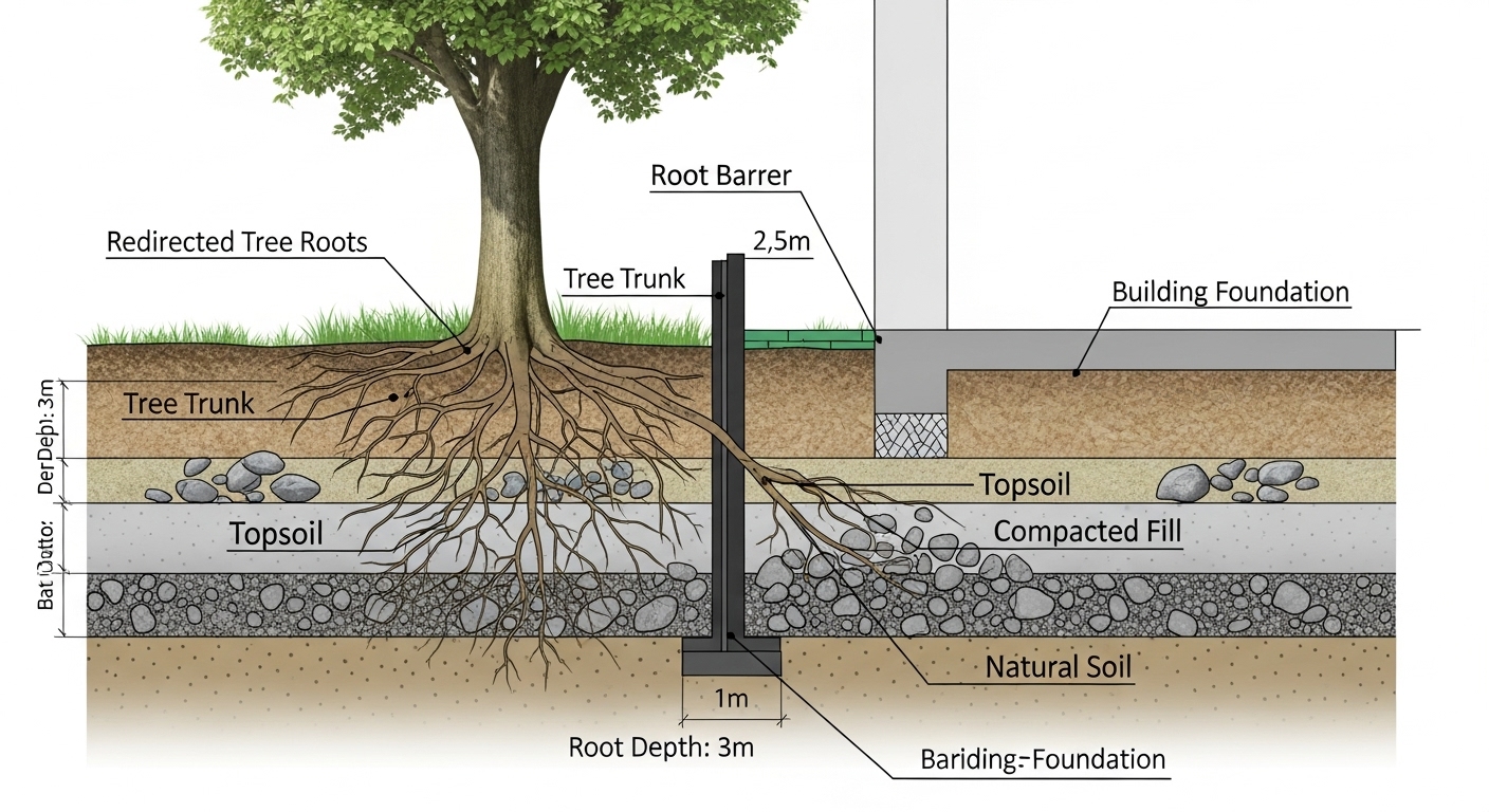 מחסומי שורשים האם הם באמת יעילים להגנה על יסודות המבנה