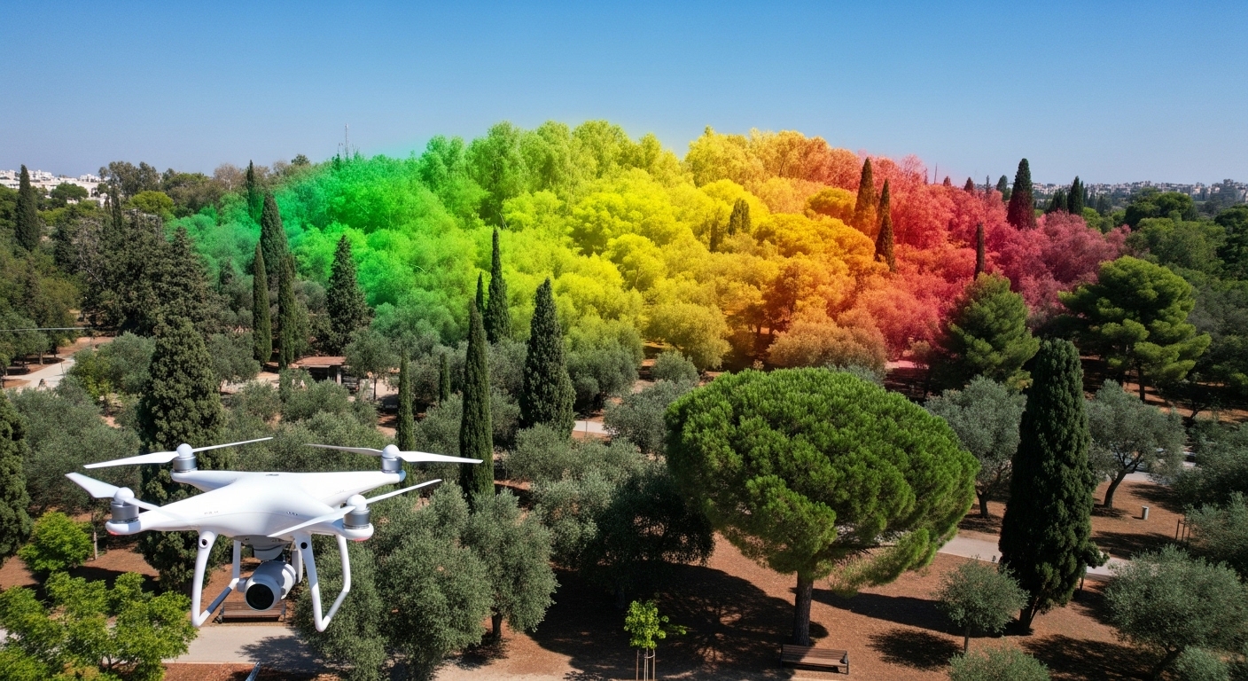 טכנולוגיית דרונים לניטור יערות עירוניים ופארקים מהפכה בניהול עצים מקצועי