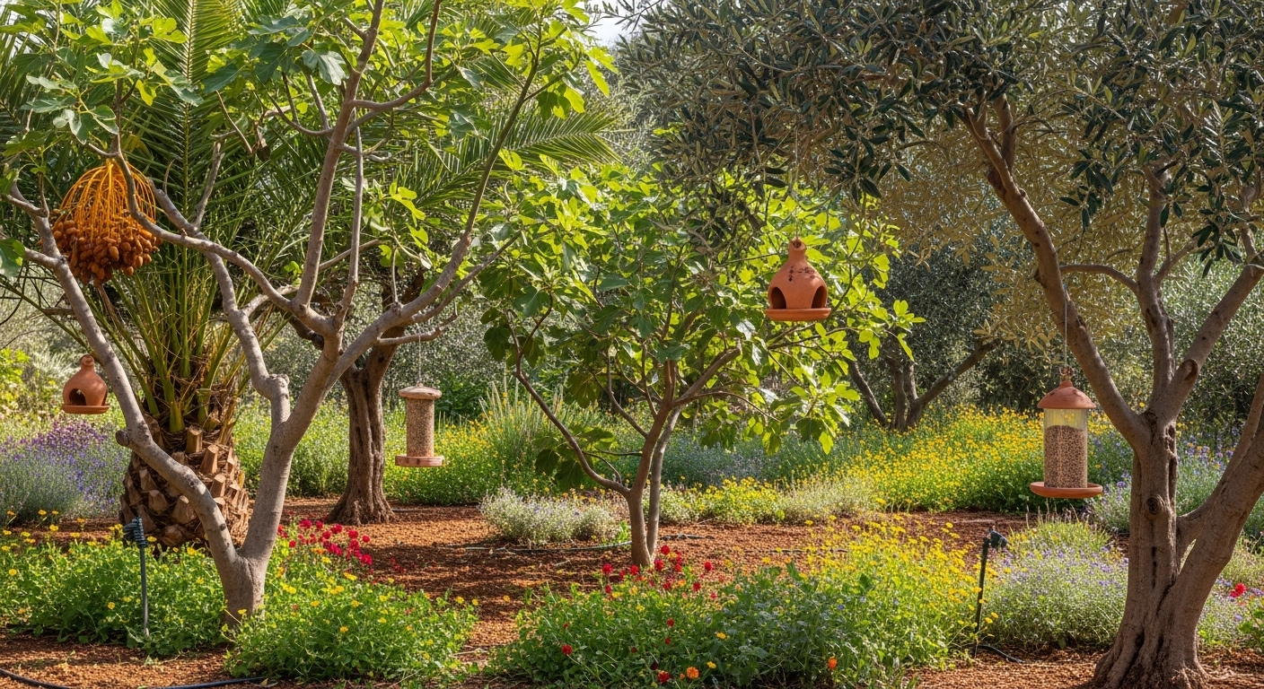 יצירת גינה ידידותית לציפורים באמצעות בחירה נכונה של עצים