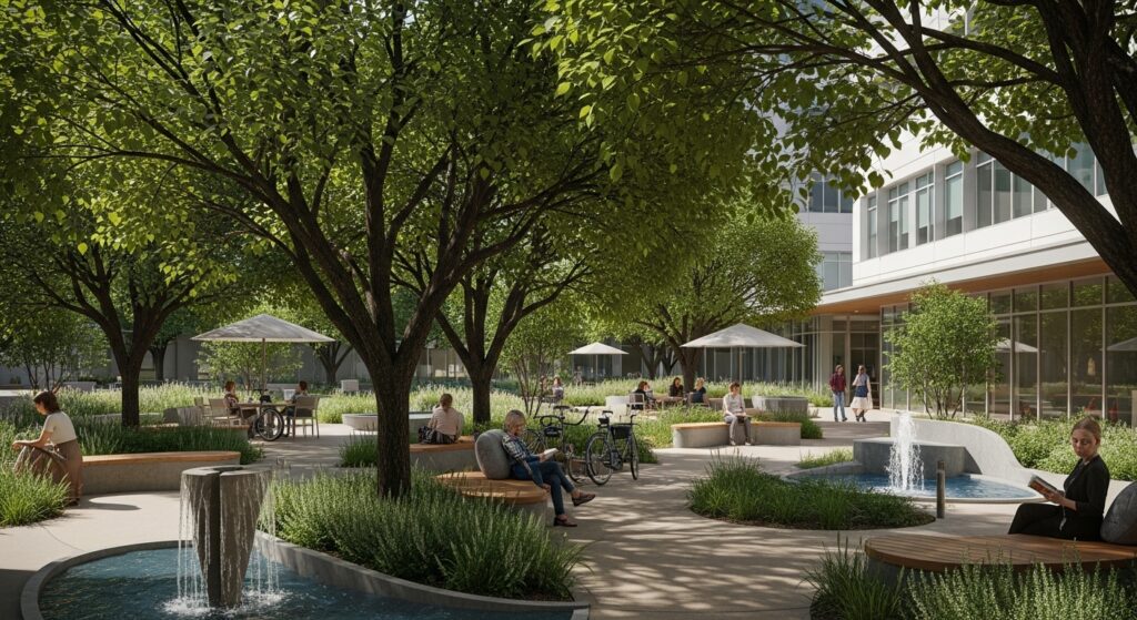 עצים בבתי חולים ובמרפאות השפעה טיפולית וריפוי בטבע