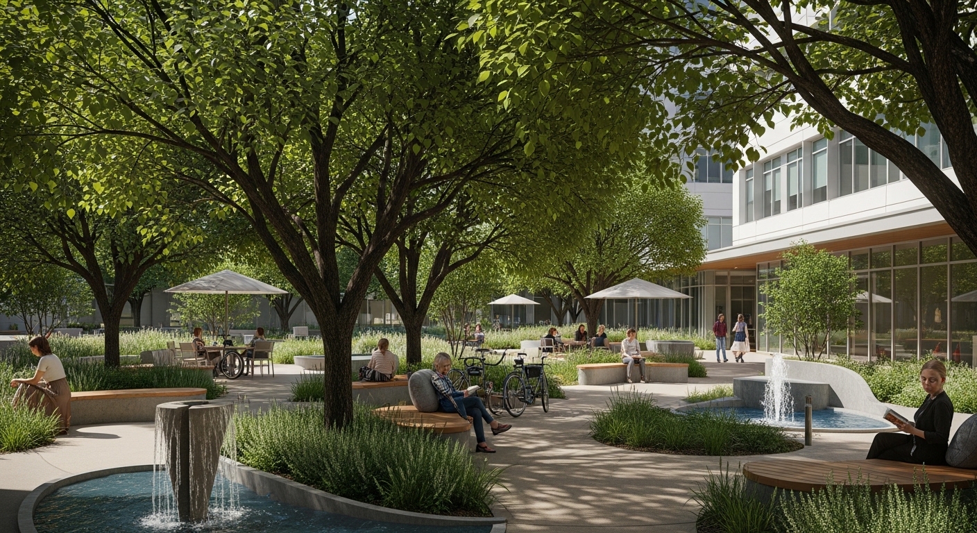 עצים בבתי חולים ובמרפאות השפעה טיפולית וריפוי בטבע