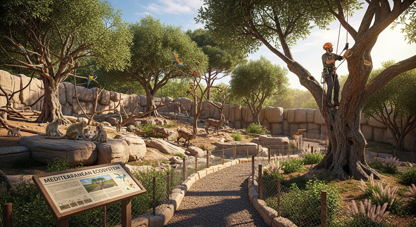 עצים בגני חיות ובספארי דרישות מיוחדות לטיפול מקצועי