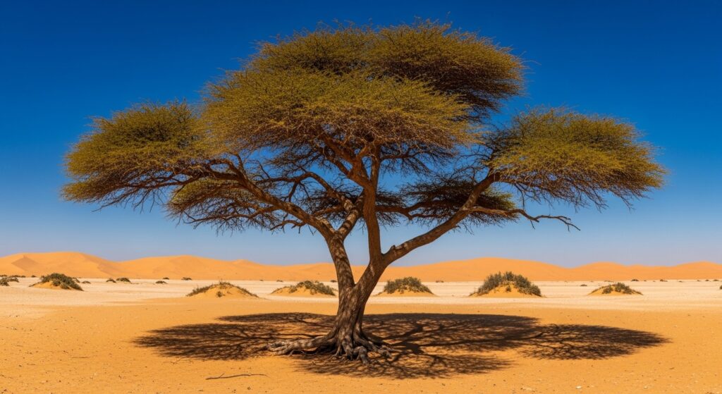 עצים במדבר טכניקות השרדות ואדפטציה לסביבה קיצונית