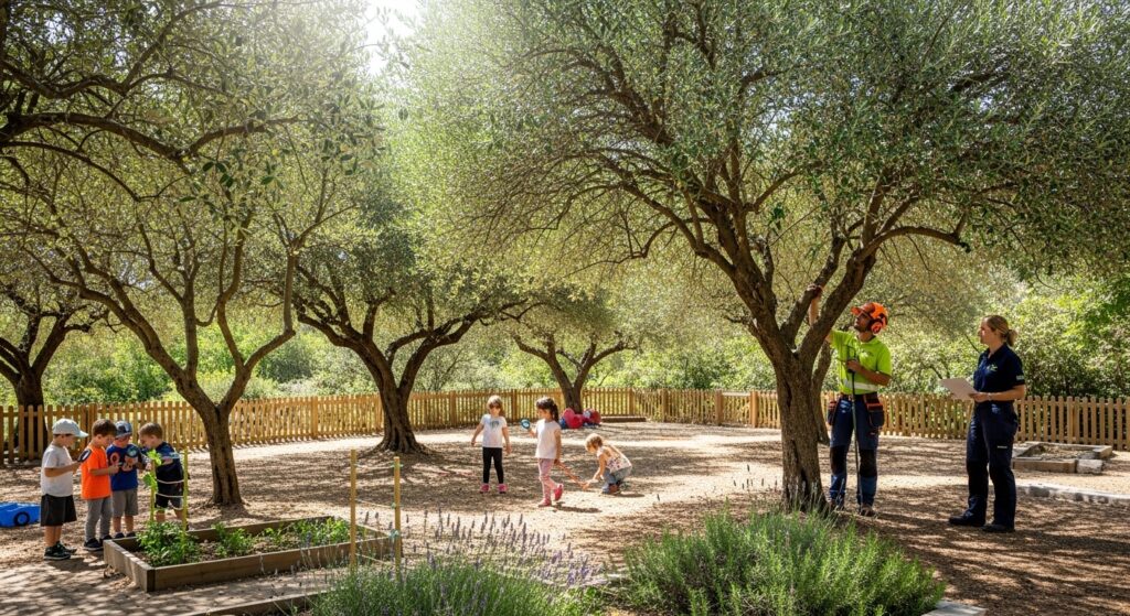 עצים במעונות יום ובגני ילדים בטיחות ופעילות חינוכית