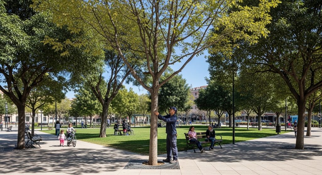 עצים בפארקים עירוניים מדריך לתכנון ותחזוקה מקצועית