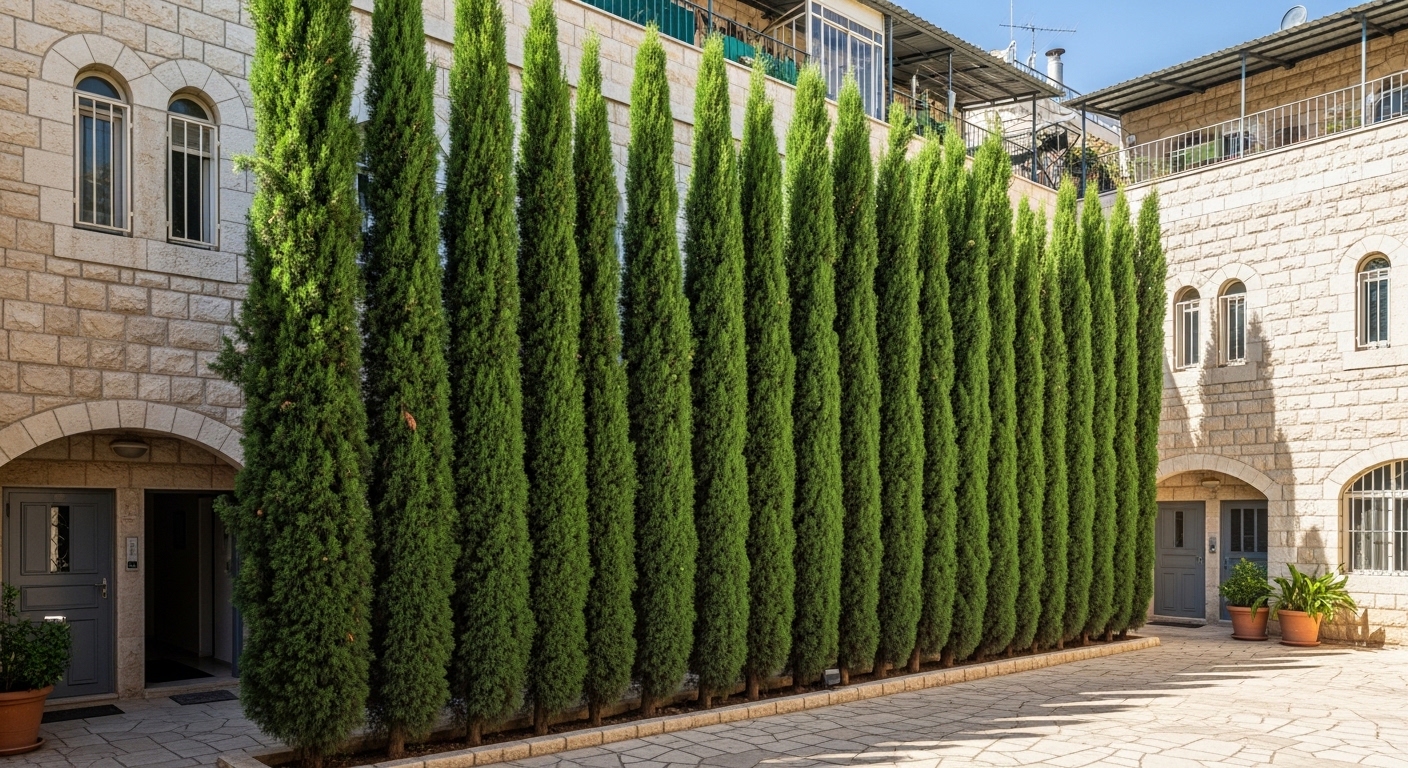 עצים בשכונות חרדיות עקרונות תכנון בשמירה על פרטיות