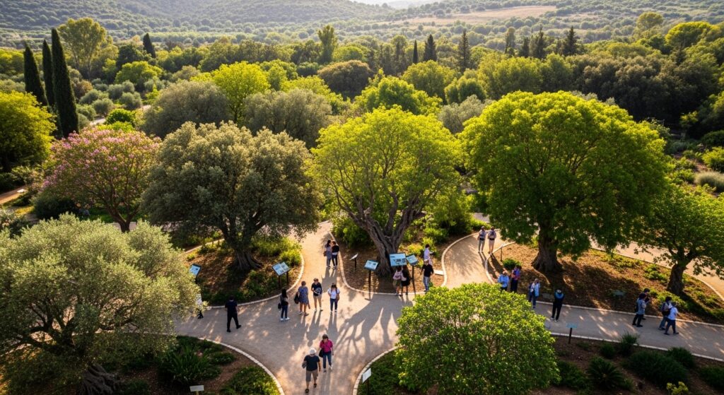 עצים בגני בוטניים חינוך ושמירת מגוון ביולוגי