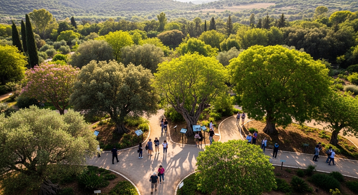 עצים בגני בוטניים חינוך ושמירת מגוון ביולוגי