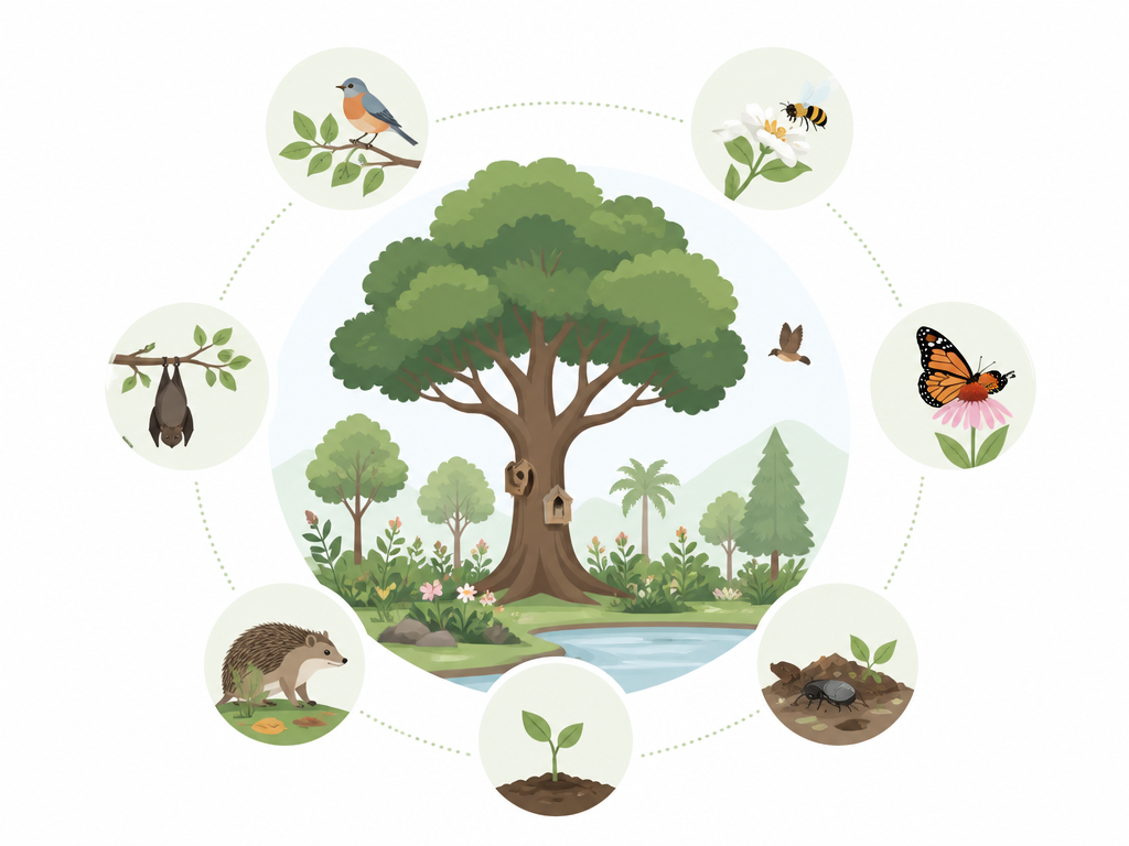 תפקיד העצים בשמירת מגוון ביולוגי בגני בוטניים