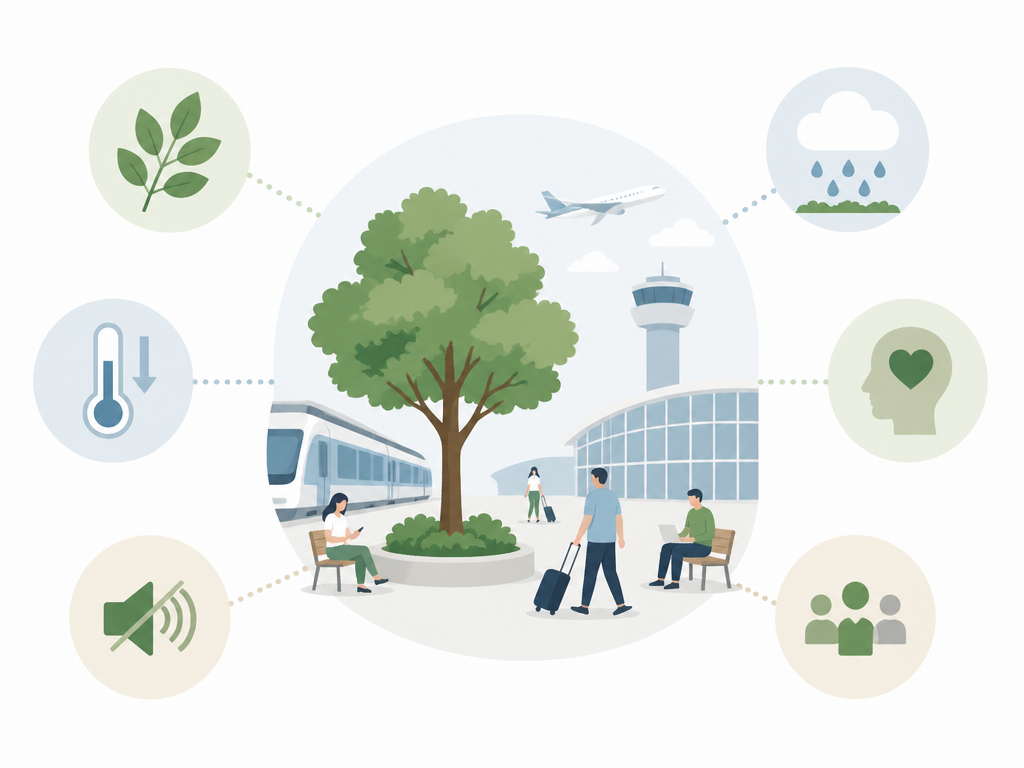 למה בכלל עצים בתחנות ושדות תעופה?