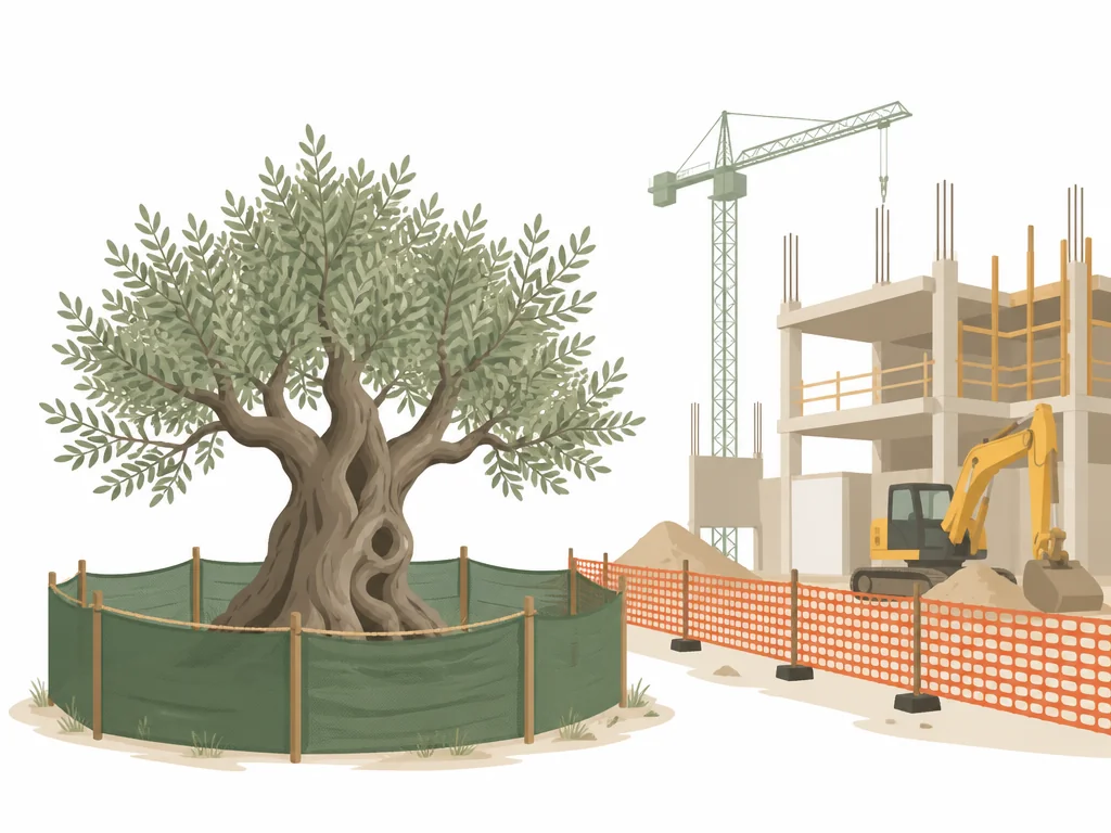 חוק הגנת עץ זית וחובות משפטיות לפני בנייה בישראל