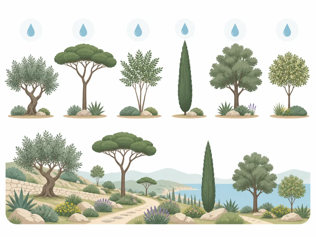 עצים חסכוניים במים לאקלים הישראלי — מדריך בחירה נכון