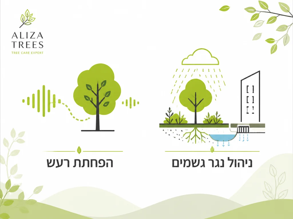 אינפוגרפיקה של רעש שדות תעופה ותשתיות
